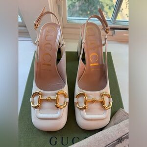 EUC GUCCI SLINGBACK HEELS ✨